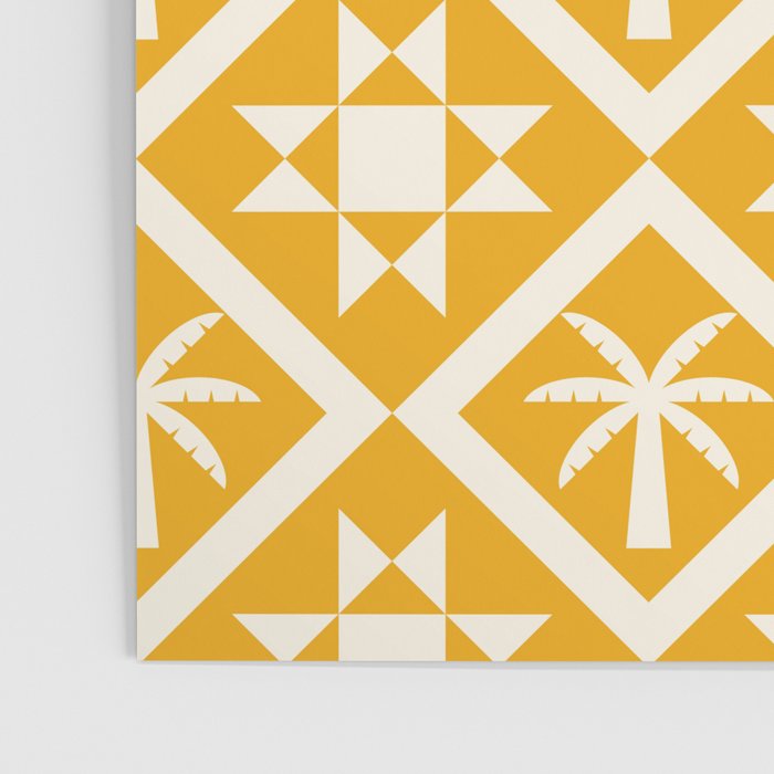 Bohemian Geometric Pattern 03B Poster Gallery Image 3
