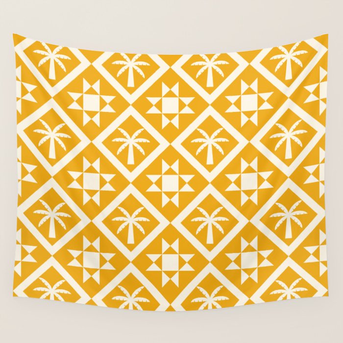 Bohemian Geometric Pattern 03B Wall Tapestry Gallery Image 4