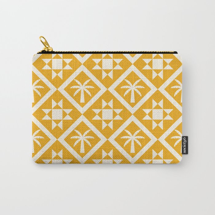 Bohemian Geometric Pattern 03B Carry All Pouch Gallery Image 1