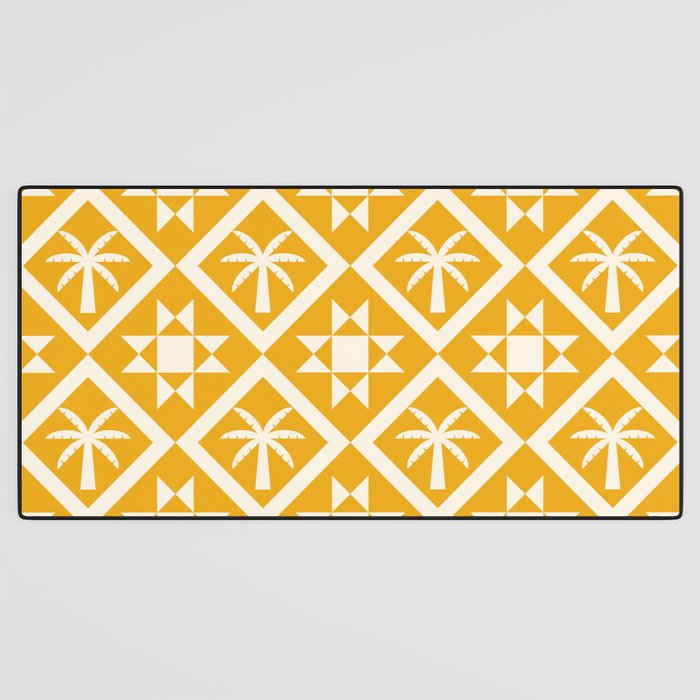 Bohemian Geometric Pattern 03B Desk Mat Gallery Image 3