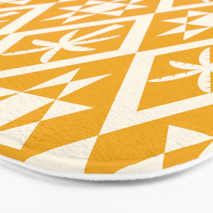 Bohemian Geometric Pattern 03B Bath Mat Gallery Image 3