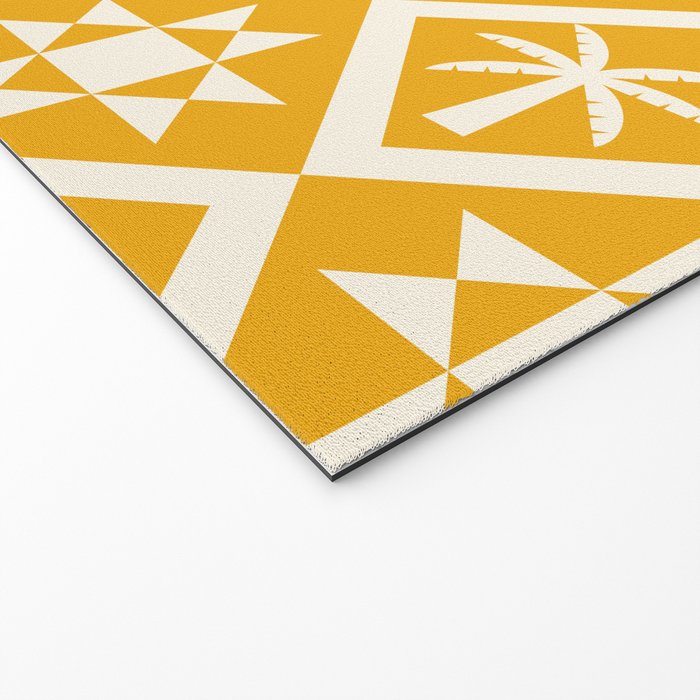 Bohemian Geometric Pattern 03B Welcome Mat Gallery Image 2