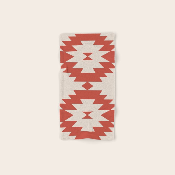 Southwestern Minimalism - Red Neutral Beige Towels Gallery Image 1