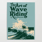 The Art of Wave Riding 1931, First Surfing Book Artwork, for Wall Art, Prints, Posters, Tshirts, Men, Women, Kids Poster Gallery Image 4