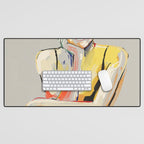 Minimal Abstract Woman 3 Desk Mat Gallery Image 1
