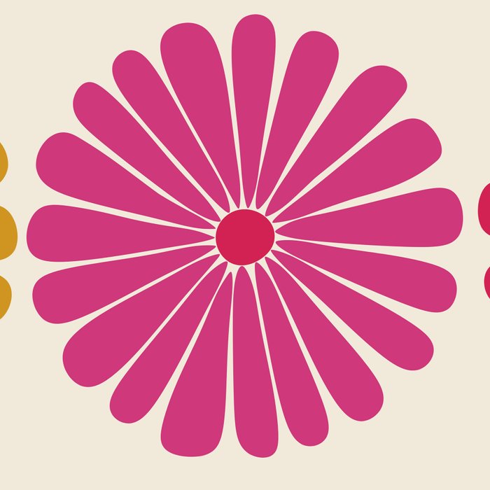 Retro Summer Daisies VII Coffee Mug Gallery Image 2