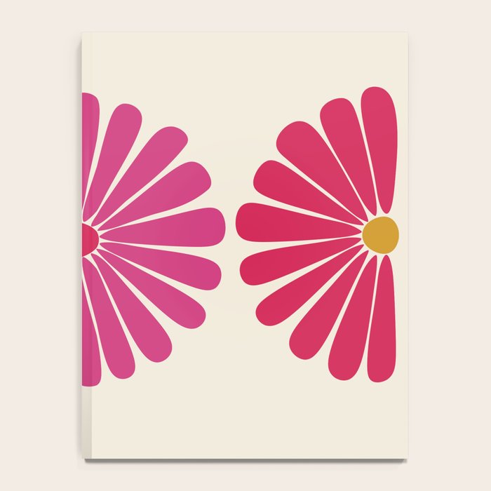 Retro Summer Daisies VII Notebook Gallery Image 4