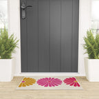 Retro Summer Daisies VII Welcome Mat Gallery Image 3