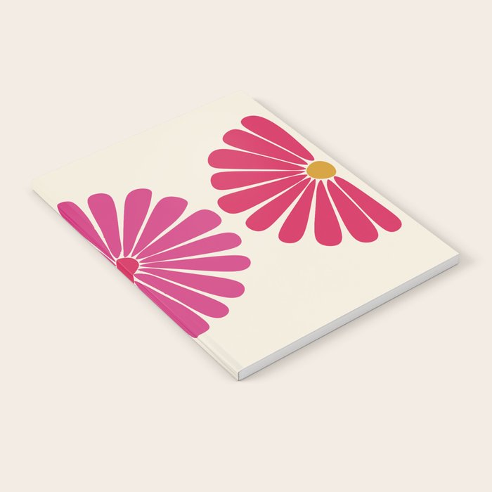 Retro Summer Daisies VII Notebook Gallery Image 2
