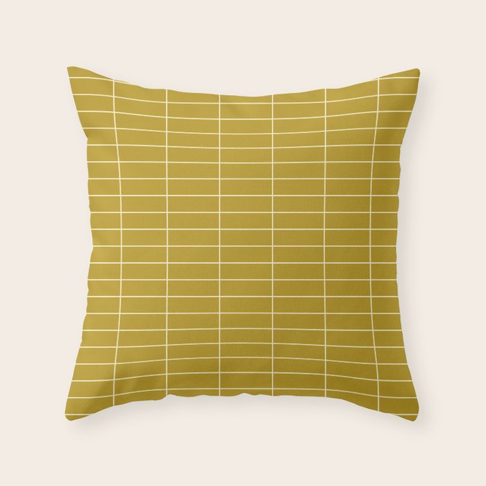 Grid Pattern XXIII Throw Pillow Gallery Image 1
