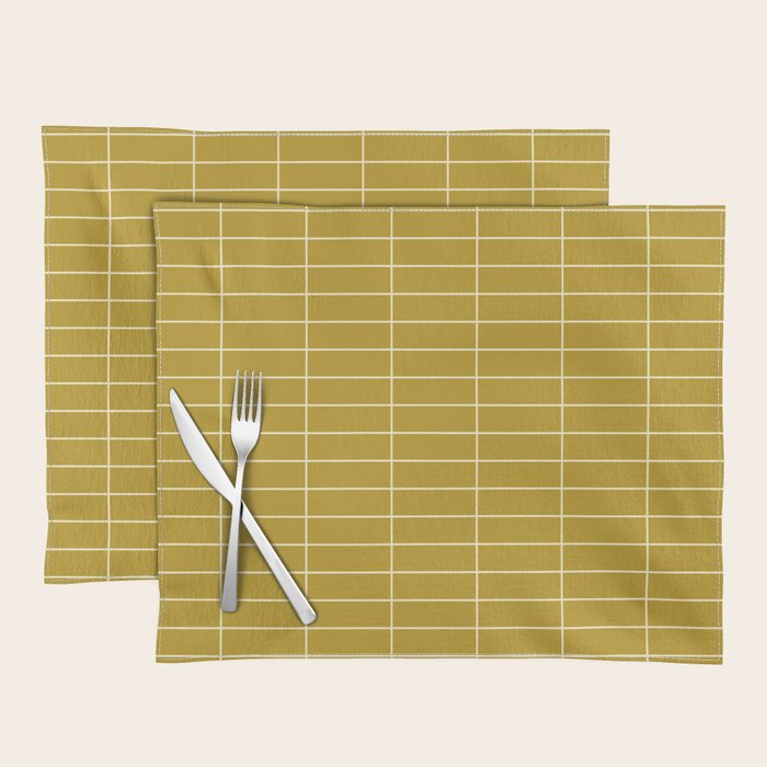 Grid Pattern XXIII Placemat Gallery Image 1