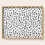 Modern Polka Dot Hand Painted Pattern Serving Tray Gallery Image 1