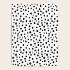 Modern Polka Dot Hand Painted Pattern Poster Gallery Image 4