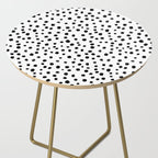 Modern Polka Dot Hand Painted Pattern Side Table Gallery Image 2