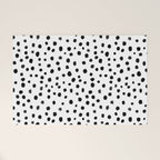 Modern Polka Dot Hand Painted Pattern Welcome Mat Gallery Image 1