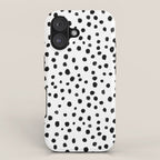 Modern Polka Dot Hand Painted Pattern iPhone Case Gallery Image 1