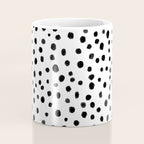 Modern Polka Dot Hand Painted Pattern Coffee Mug Gallery Image 4