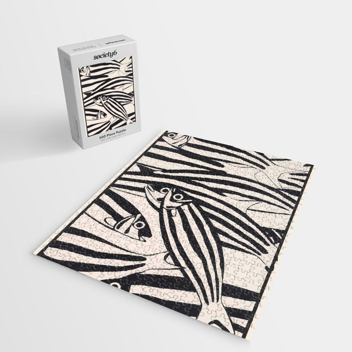Abstract Fish Pattern Jigsaw Puzzle Gallery Image 2
