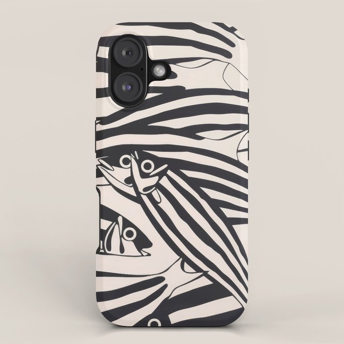 Abstract Fish Pattern iPhone Case Gallery Image 1