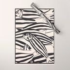Abstract Fish Pattern Wrapping Paper Gallery Image 1