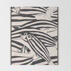 Abstract Fish Pattern Throw Blanket Gallery Image 2