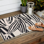 Abstract Fish Pattern Outdoor Rug Gallery Image 2