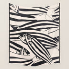 Abstract Fish Pattern Wall Tapestry Gallery Image 4