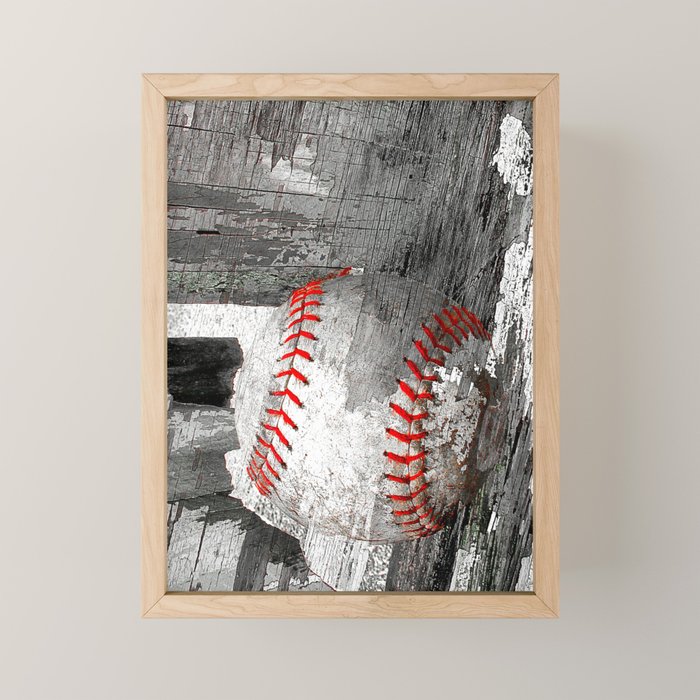 Baseball art vs 13 Mini Art Print Gallery Image 1