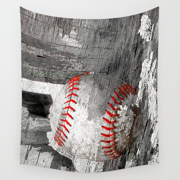 Baseball art vs 13 Wall Tapestry Gallery Image 1