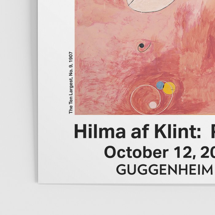 The Ten Largest, No 9 by Hilma af Klimt Poster Gallery Image 3