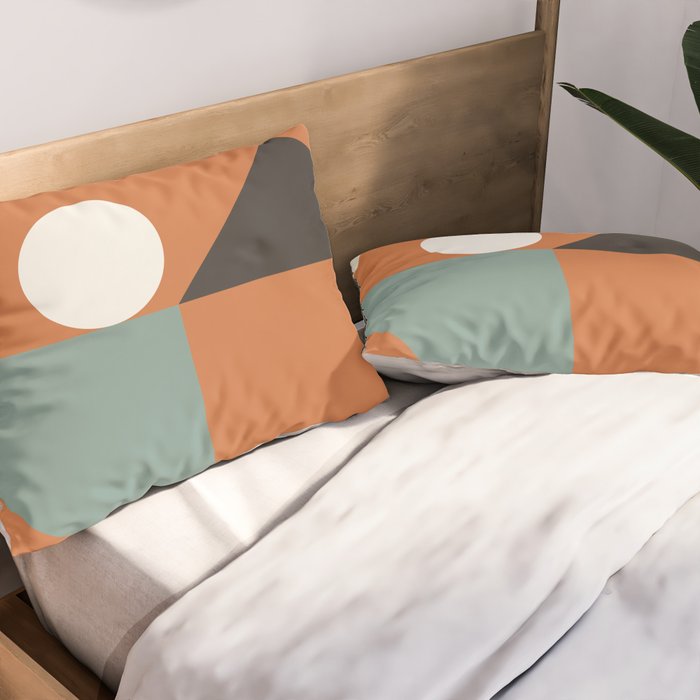 Mid Century 08D Pillow Sham Gallery Image 2