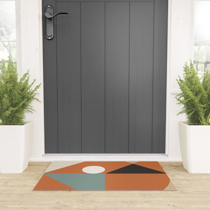 Mid Century 08D Welcome Mat Gallery Image 3
