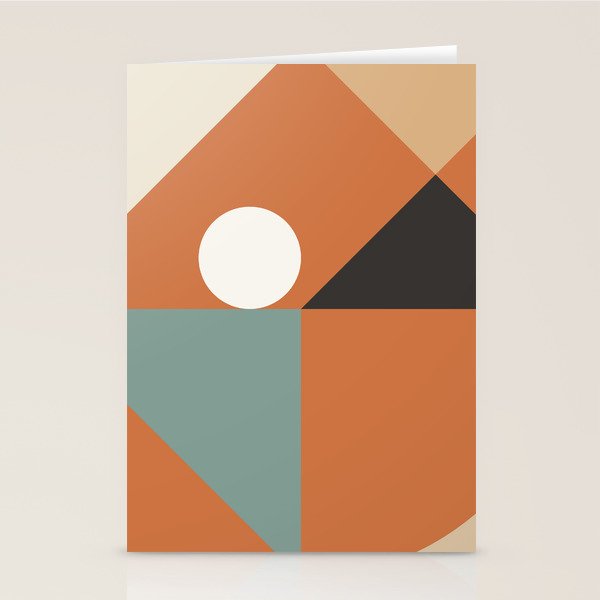 Mid Century 08D Stationery Card Gallery Image 1