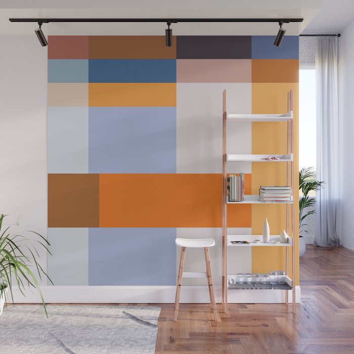 Seasonal Colour Block 2 Wall Mural Gallery Image 1