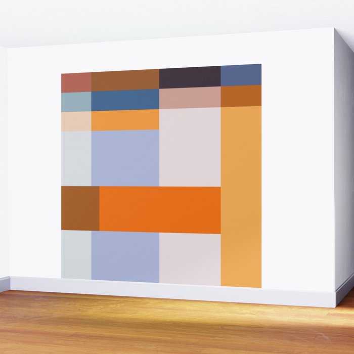 Seasonal Colour Block 2 Wall Mural Gallery Image 2
