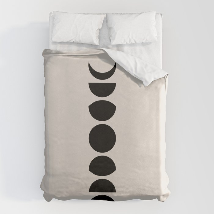 Minimal Moon Phases III Duvet Cover Gallery Image 6