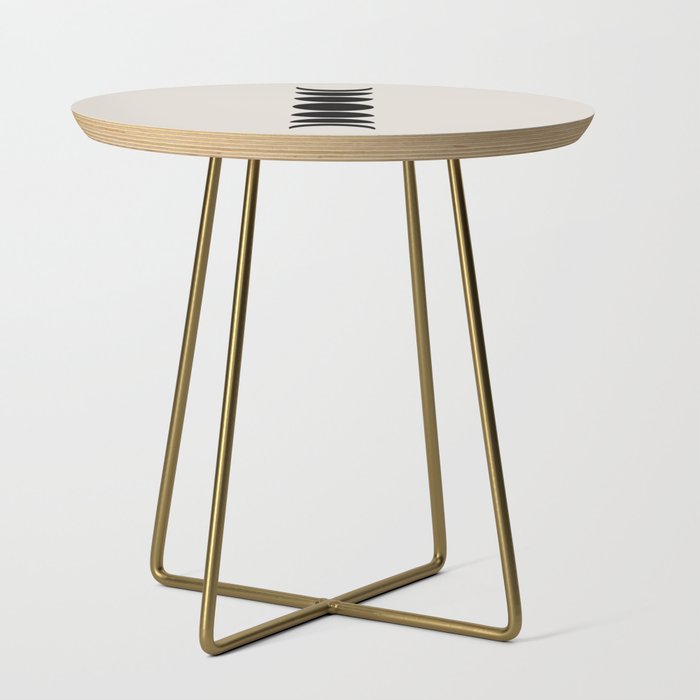 Minimal Moon Phases III Side Table Gallery Image 1