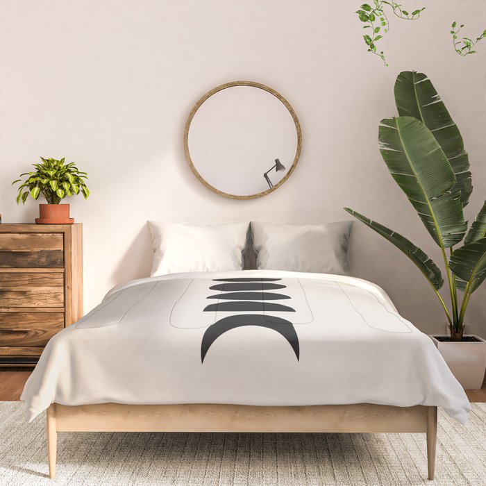 Minimal Moon Phases III Comforter Gallery Image 3