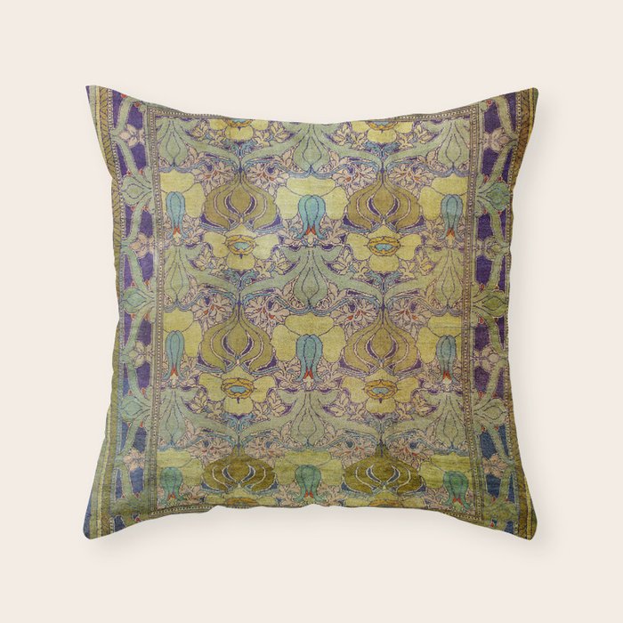 Antique Donnemara by CFA Charles Voysey Throw Pillow Gallery Image 6