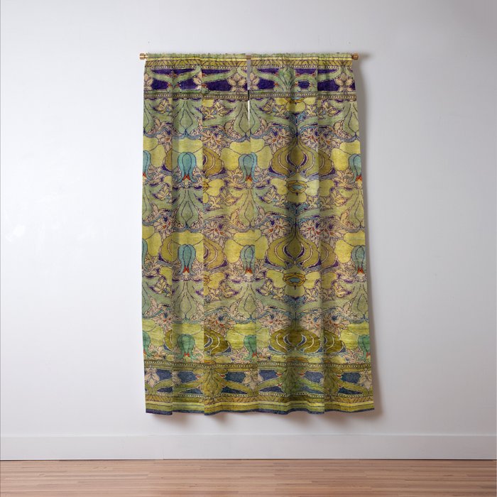 Antique Donnemara by CFA Charles Voysey Window Curtain Gallery Image 3