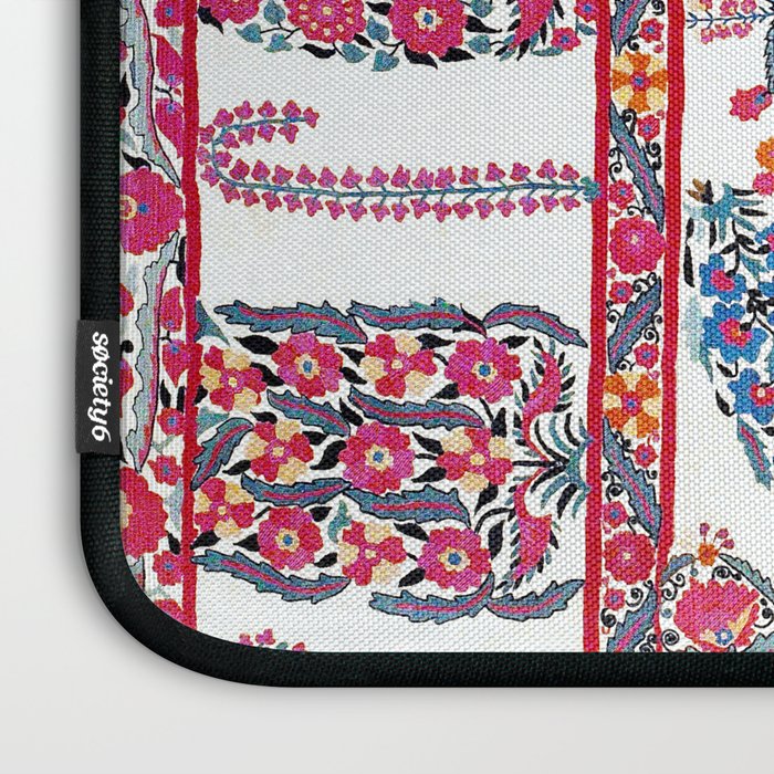 Samarkand Suzani  Antique Uzbekistan Embroidery Print Laptop Sleeve Gallery Image 3