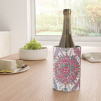 Samarkand Suzani  Antique Uzbekistan Embroidery Print Wine Chiller Gallery Image 4