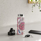 Samarkand Suzani  Antique Uzbekistan Embroidery Print Water Bottle Gallery Image 4