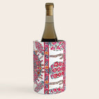 Samarkand Suzani  Antique Uzbekistan Embroidery Print Wine Chiller Gallery Image 3