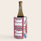 Samarkand Suzani  Antique Uzbekistan Embroidery Print Wine Chiller Gallery Image 2