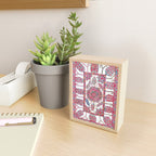 Samarkand Suzani  Antique Uzbekistan Embroidery Print Mini Art Print Gallery Image 2