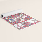 Samarkand Suzani  Antique Uzbekistan Embroidery Print Yoga Mat Gallery Image 2