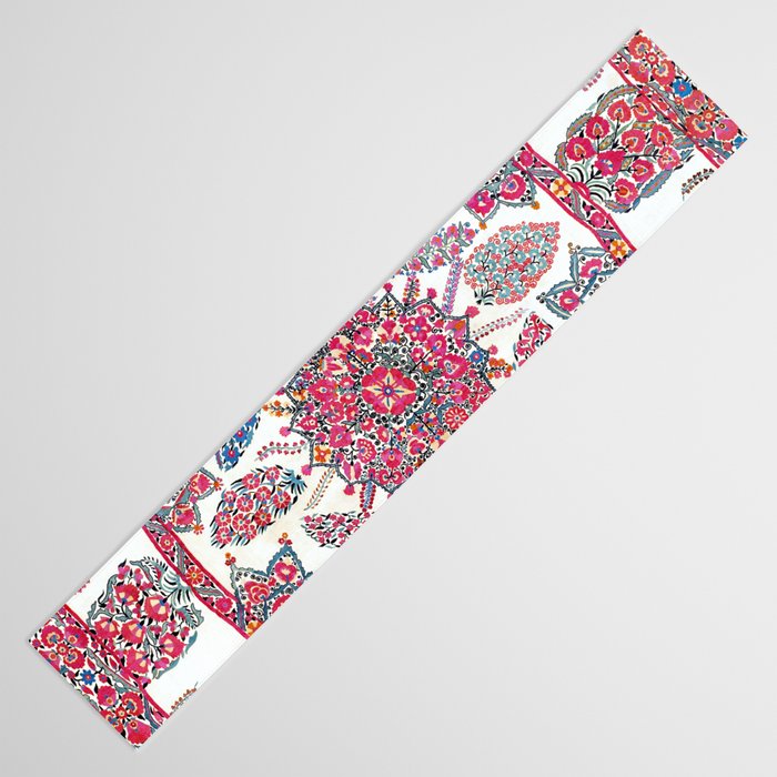 Samarkand Suzani  Antique Uzbekistan Embroidery Print Table Runner Gallery Image 3