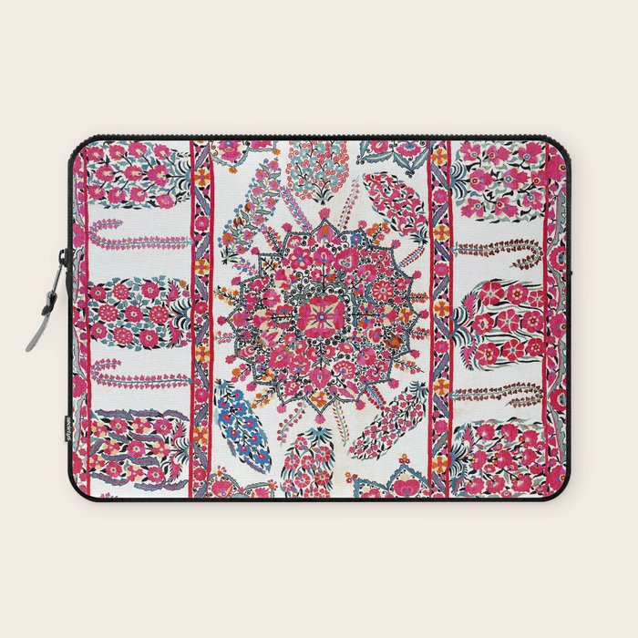 Samarkand Suzani  Antique Uzbekistan Embroidery Print Laptop Sleeve Gallery Image 1