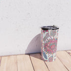 Samarkand Suzani  Antique Uzbekistan Embroidery Print Travel Mug Gallery Image 4